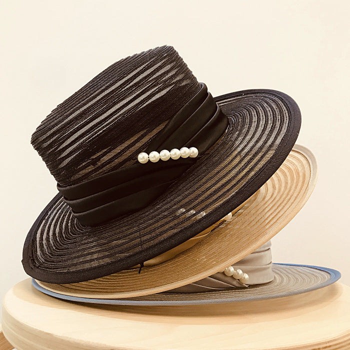 Straw Beach Fashion Hat - Sun Protection