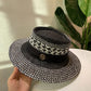 Luxury Summer Women's Wide Brim Straw Sun Hat