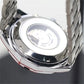 Men's Stainless Steel Skeleton Hand-Winding Watch