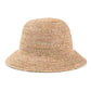 Natural Raffia Straw Bucket Hat