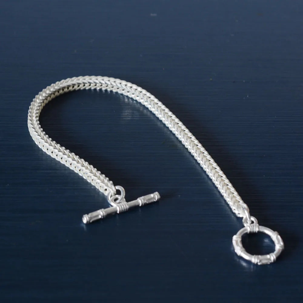 925 Sterling Silver Bracelet Square