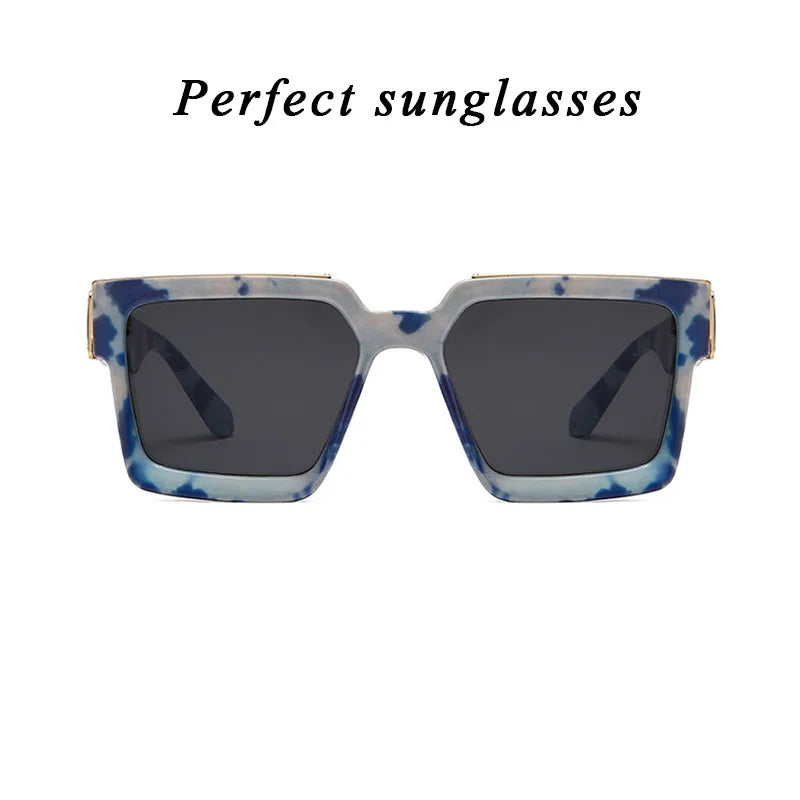 Luxury Square Sunglasses Vintage Style