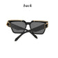 Luxury Square Sunglasses Vintage Style