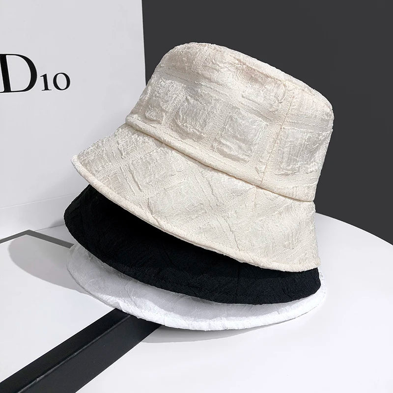 Summer Chiffon Mesh Fisherman Hat Ladies