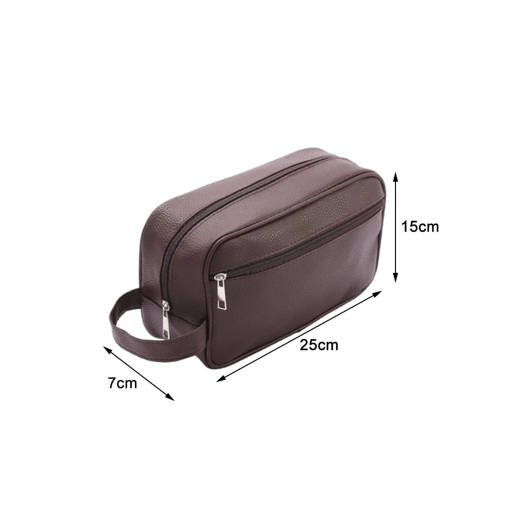 Cosmetic Bag PU Leather Large Capacity