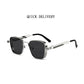 Vintage Steampunk Square Sunglasses 2024