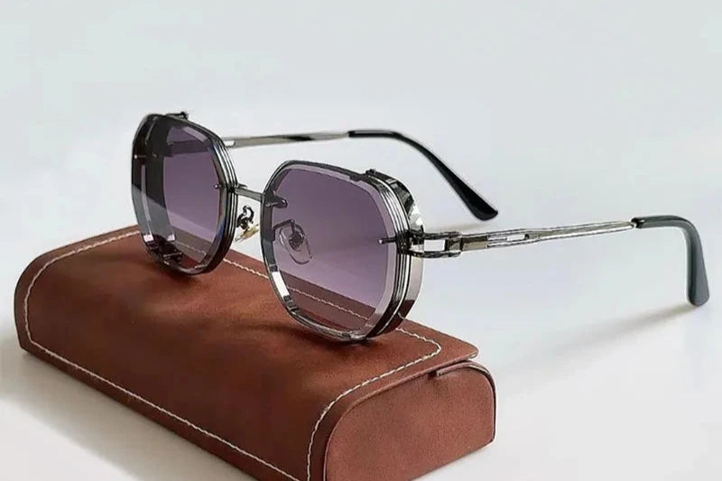 Steampunk Sunglasses For Men Punk Retro Sunglasses