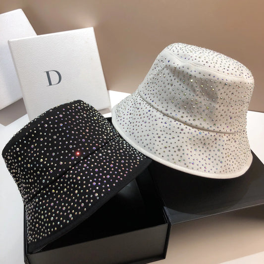 Luxury Rhinestone Diamond Bucket Hat