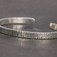 Genuine 925 Sterling Silver Solid Tin Paper Bracelet