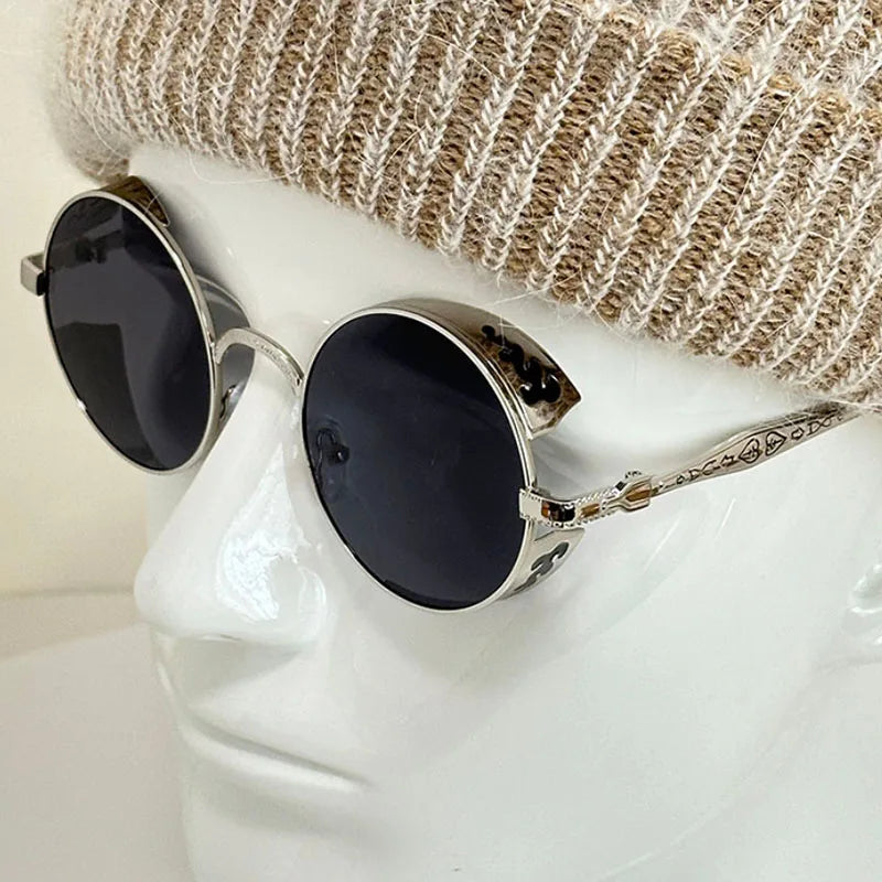 Steampunk Sunglasses For Men Retro Punk