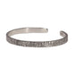 Genuine 925 Sterling Silver Solid Tin Paper Bracelet