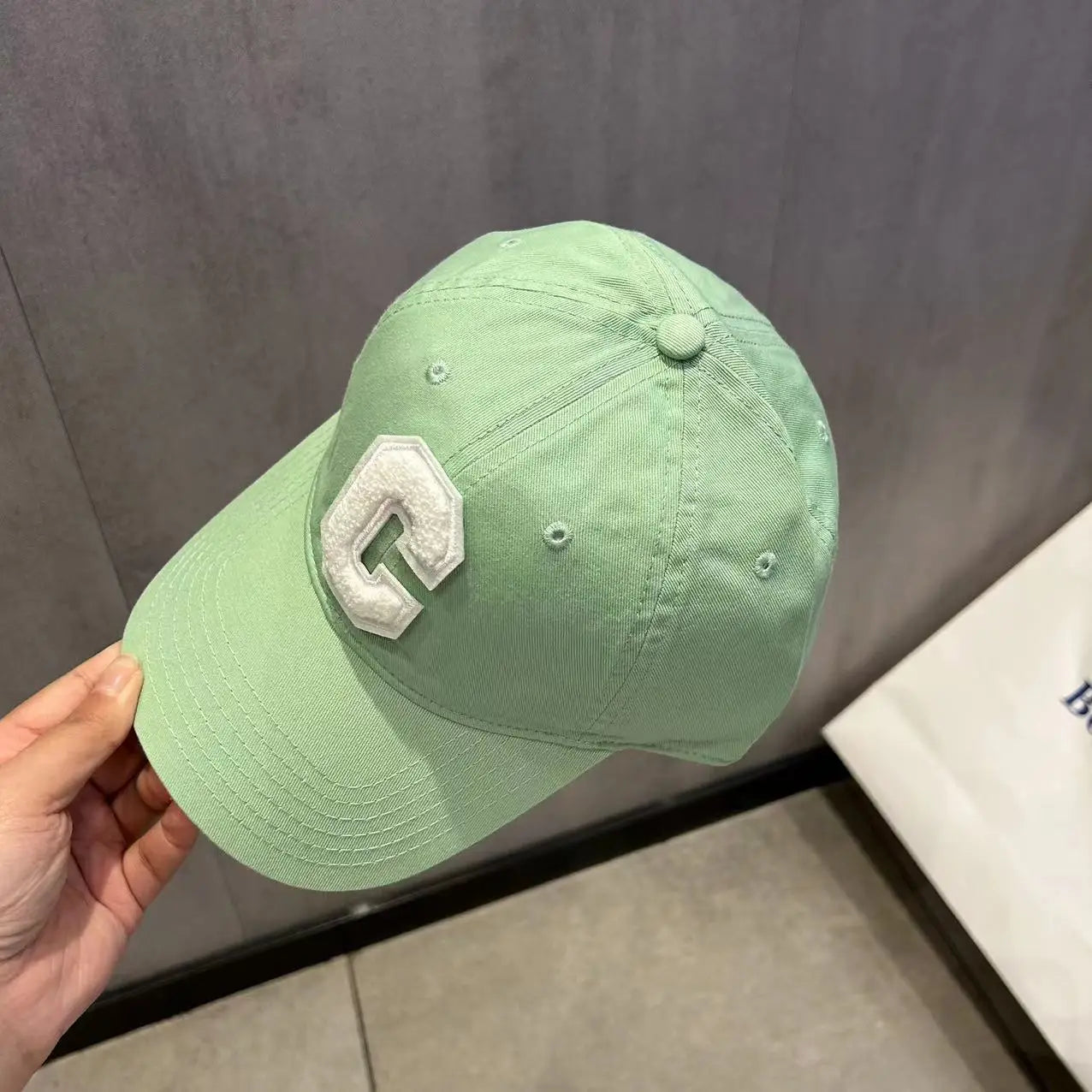 Fluorescent Hat C-Letter Fashion