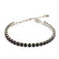 Fashion Silver Color Stainless Steel Chain Charms Tennis Bracelet