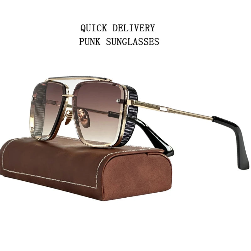 Steampunk Sunglasses For Men Vintage Punk Sunglasses