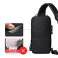 Men's USB Crossbody Bag - Anti-Theft, Waterproof Oxford