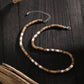 Wood Beads Chains Choker Necklace Men