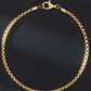 JEWELS Genuine Italian Round Box Chain Bracelet