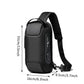 Men's USB Crossbody Bag - Anti-Theft, Waterproof Oxford