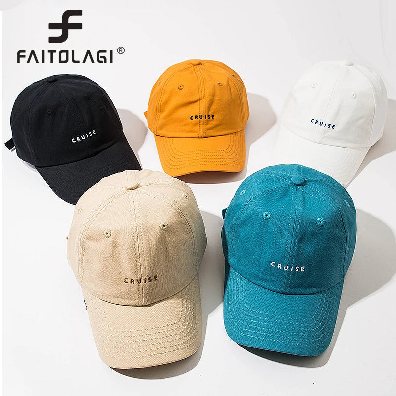 Fashion Embroidery Letter Baseball Caps