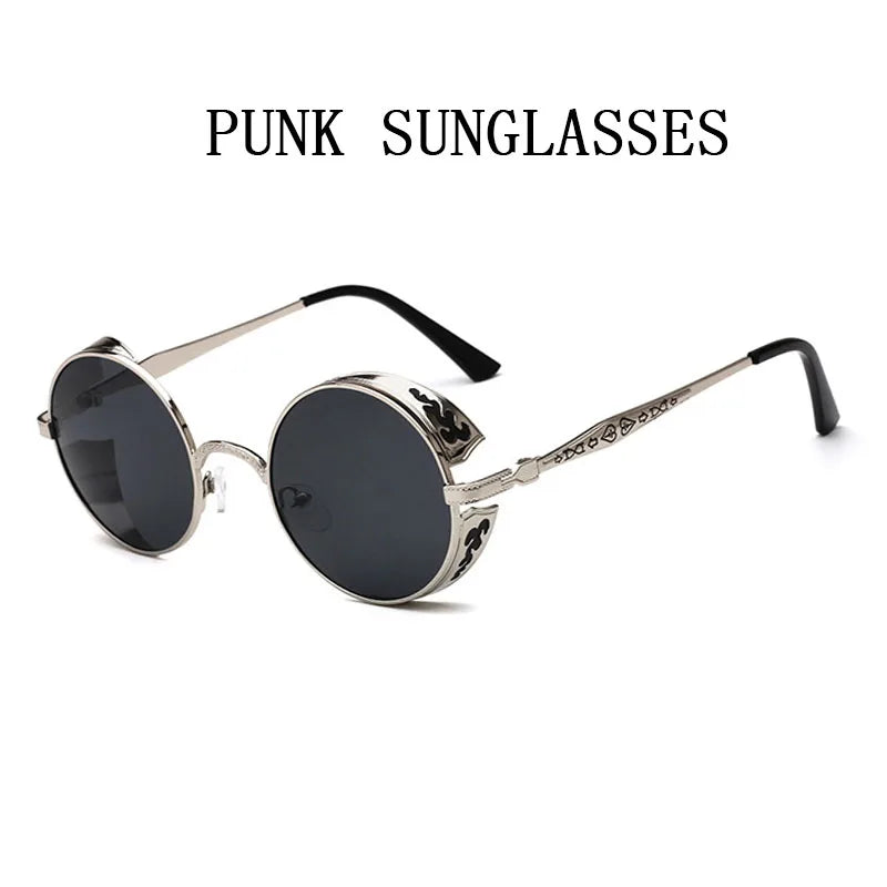 Steampunk Sunglasses For Men Retro Punk