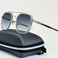 Sunglasses Vintage Square Fashion Glasses Luxury