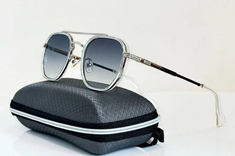 Sunglasses Vintage Square Fashion Glasses Luxury