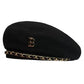 Star Style Chain Beret Hat