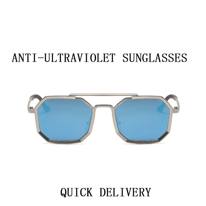 Sunglasses For Men Vintage Square De Sol Hombre