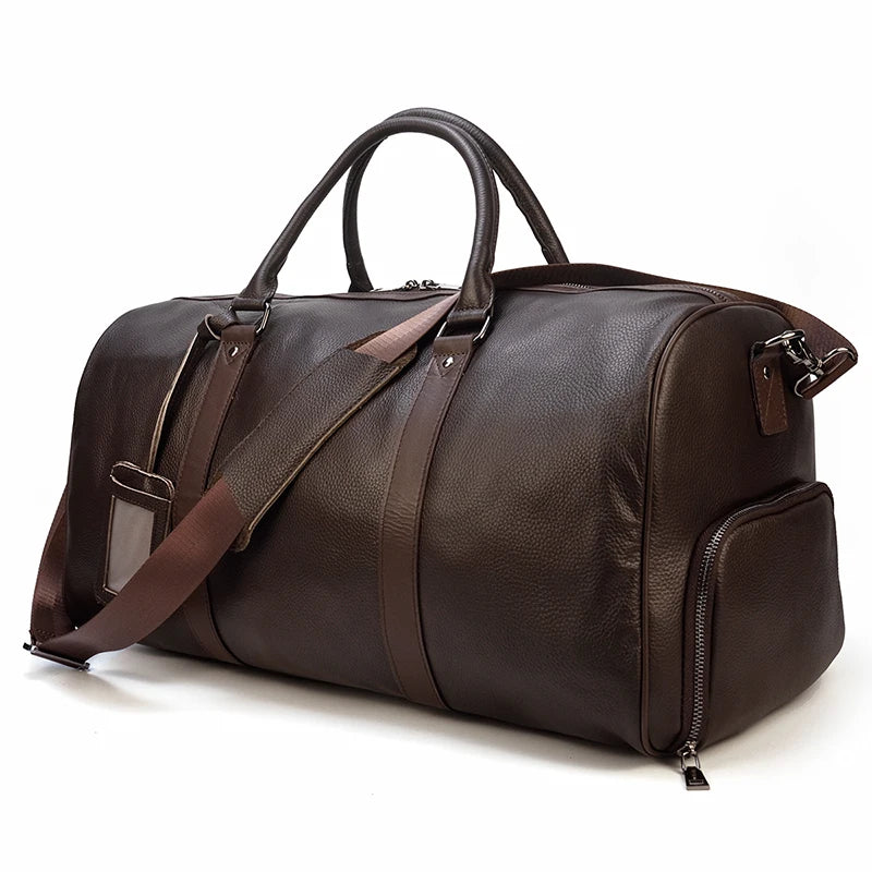 Luxury Genuine Leather Travel Bag XL Size