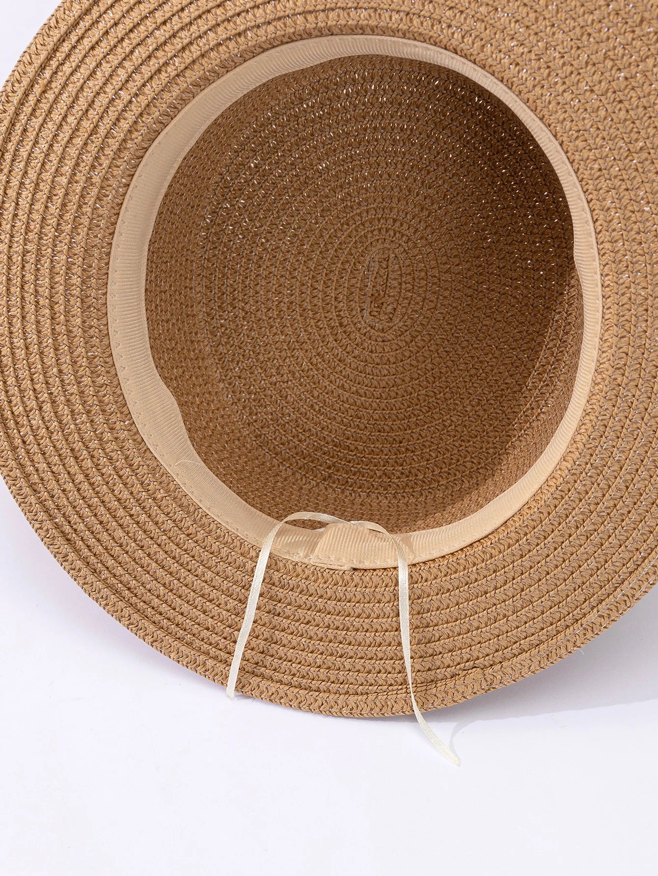 Summer Flat Top Straw Hat - Sunshade Sunscreen