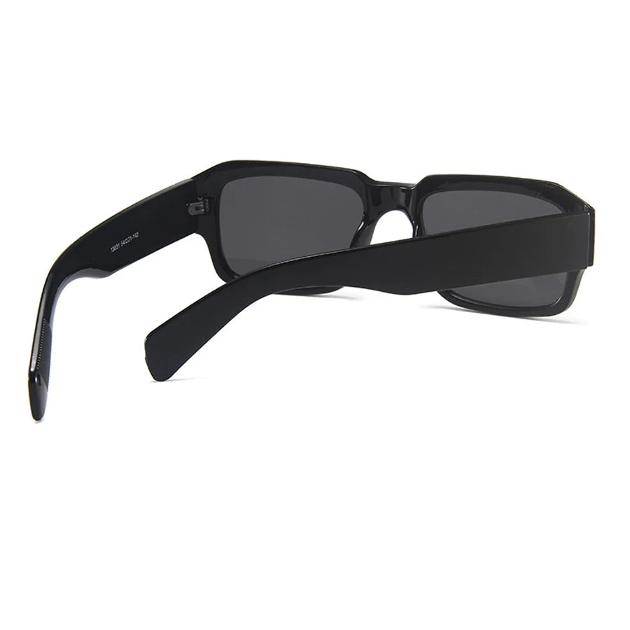 Trendy Black Shades - Vintage Square Sunglasses