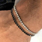 Fashion Silver Color Stainless Steel Chain Charms Tennis Bracelet