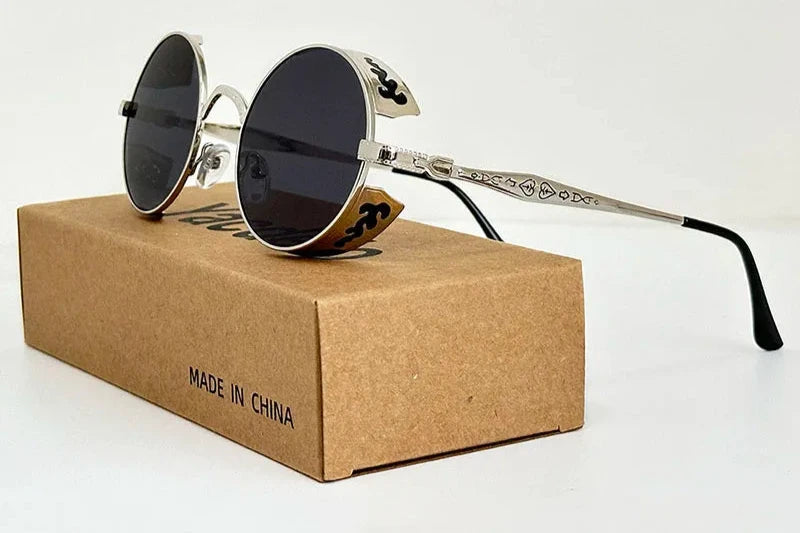 Steampunk Sunglasses For Men Retro Punk