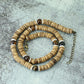 Fashion Mens Necklace Natural Coconut Husk Wooden Collar