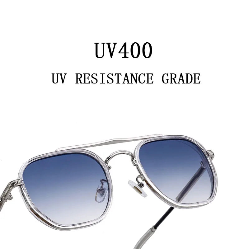 Sunglasses Vintage Square Fashion Glasses Luxury