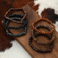 Retro Wooden National Style Men's Handmade Beaded Bracelet Design