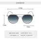 Oval Sunglasses For Men Steampunk Sunglasses